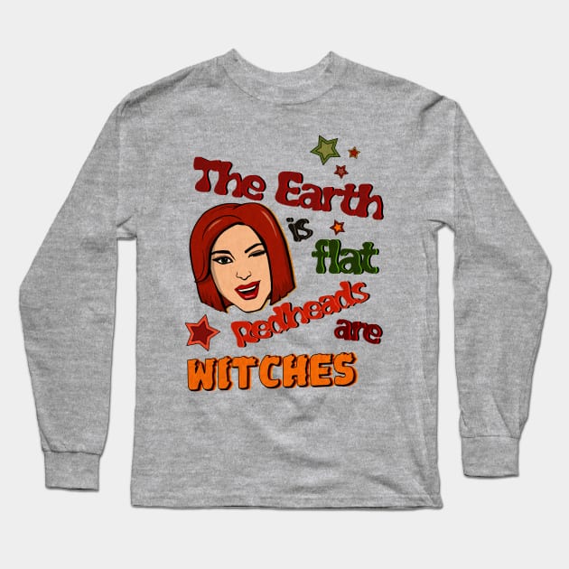 Redheads are witches Long Sleeve T-Shirt by Simmerika